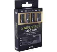 Verico LoopEnergy Pro AA3330 Batterie USB-C® Li-Ion 2220 mAh 1.5 V 4 pc(s)