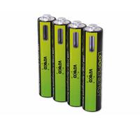 VERICO LoopEnergy Wiederaufladbare USB-C Batterie AAA 1,5V 900mWh (600m (VERICO)