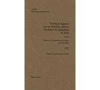 Véridique rapport sur les dernières chances de sauver le capitalisme en Italie Suivi de Preuves de l'inexistence de Censor par son auteur - Censor - Ivrea - broché - Essai