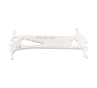 Vérificateur de Chaîne de Vélo - Indicateur d'Usure,Règle de Mesure d'Usure Accessoire Vélo pour Atelier Maintenance Passionnés VTT Hommes Femmes Cadeaux Anniversaire Fêtes Cyclisme