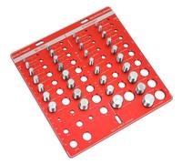 Vérificateur de filetage d'écrou et de boulon 34, alliage d'aluminium, taille Standard, détecteur de taille de boulon, jauge d'identification de boulon et d'écrou en pouces,