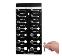 Vérificateur de Filetage,Guide,Jauge de Filetage | Pour Usinage Réparation Automobile Entretien des Voitures Camion Travail des Métaux Menuiserie et pour Tuyauterie