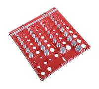 Vérificateur de filetage multifonction pour l'identification des boulons et écrous dans divers paramètres, stockage domestique, usage professionnel, jauge de filetage standard