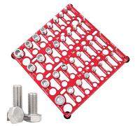 Vérificateur de filetage,Outil d'identification des métaux de petite taille - Contrôleur de filetage pour écrous et boulons,cadeau pour hommes passionnés, père, grand-père, oncle