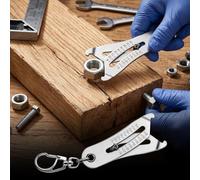 Vérificateur de filetage, vérification précise de la taille des écrous et | Jauge d'identification d'écrous et de boulons, outils de mesure du pas de vis pour bricolage, maison, garage