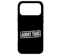 Vérifier ce Comptable Analyse fiscale financière Comptable Coque pour iPhone 17 Pro Max