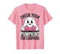 Vérifiez Vos citrouilles pour la Sensibilisation au Cancer du Sein Lumpkin T-Shirt