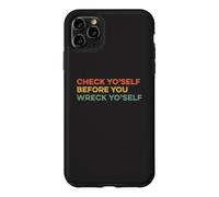 Vérifiez-Vous Avant de Vous détruire Avertissement Idiome Argot Coque pour iPhone 11 Pro Max