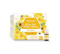 Verihealth - Royal Jelly Forte 1500 mg - Gelée Royale Lyophilisée avec Vitamine C - Améliore le Système Immunitaire - 20 ampoules