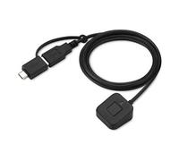 Lecteur d'empreintes digitales Kensington VeriMark Desktop 2.0 pour Windows Hello et Windows 11, connectivité USB-C et USB-A e sécurité sans Mot de Passe pour PC Copilot+, Noir, K64741WW