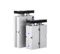 Vérin à double tige en alliage d'aluminium de type TN, diamètre du cylindre 10 mm, 10/15/20/25/30/35/40/45/50/60/70/75/80/90/100/125/150 mm(Stroke 175,Bore 10mm)