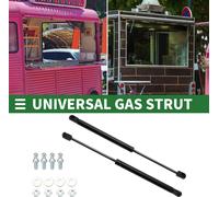 Vérin à gaz 355N universel Amortisseur à gaz pour meubles Amortisseur à gaz pour meubles, portes, hayons de véhicules (380MM, noir 2pcs)