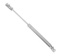 Vérin à Gaz Hydraulique Argenté en Acier Inoxydable à Fermeture Douce | Système Tampon Intégré, Piston de Contrôle Réglable, Usage pour Armoires Hautes et Coffres