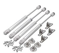Vérin à Gaz, JESSTOLO 4PCS 100N Vérins Meuble Hydraulique Ressort Amortisseurs à Gaz Bras Pneumatique pour Levage de Porte Armoire Meuble Cuisine Amortisseur charniè