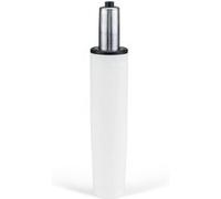 hjh OFFICE 723-09 Vérin à Gas M 27 - 35,5 cm Métal Blanc, Ressort à Pression de Gaz pour Chaise de Bureau, Charge maximale 180 kg