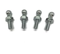 Vérin à Gaz Support Levage Connecteur Raccord D'extrémité Jambe Force À Gaz Universel M8/M6 10mm 4 Pièces Goupille Bille Joint Vanne Vis Ressort