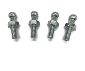 Vérin à Gaz Support Levage Connecteur Raccord D'extrémité Jambe Force À Gaz Universel M8/M6 10mm 4 Pièces Goupille Bille Joint Vanne Vis Ressort