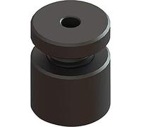 Vérin à vis à tête plate, Taille : 100 mm, à hauteur réglable h-H 70-100 mm, Ø de la base d'appui 50 mm, Ø du pied : 50 mm, Capacité : 60 kN