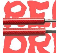 Verin Capot Amortisseur Capot Avant Pour Seat Ibiza Quatrième Génération (6J/6P) 2008-2017 Support Levage À Vérin Gaz Amortisseur(Carbon Fiber Red)