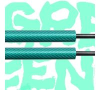Verin Capot Amortisseur Capot Avant Pour Seat Ibiza Quatrième Génération (6J/6P) 2008-2017 Support Levage À Vérin Gaz Amortisseur(Carbon Fiber Green)