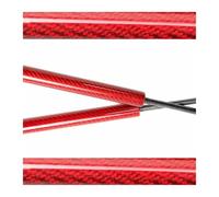 Verin Capot Kit De Vérins De Capot Pour MG Pour ZS EV 2018-2025 Pour ZX ZST VS Pour Astor Cylindres Capot Avant Amortisseurs Supports Levage Tige D'amortisseur(Red carbon fiber)