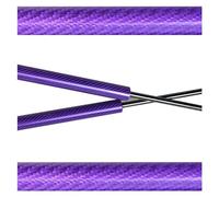 Vérin capot moteur Pour Peugeot 107 2005-2014 Modification Du Capot Avant Vérins À Gaz Support Levage Amortisseurs Tiges D'hélice Ressort Vérin À Gaz(Purple carbon fiber)