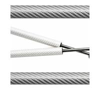 Verin Capot Pour Mazda Pour RX7 Pour RX-7 FD3S 1991-2003 Modifier Les Vérins À Gaz Tige Support Levage Amortisseur Choc Force D'éjection Capot Amortisseur(Silver carbon fiber)