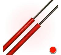 Vérin Capot Vérin De Capot Pour Mitsubishi Eclipse 1G 1990-1994 Avant | 2 pièces/1 paire,Remplacement de paire,même ascenseur,force équilibrée(Red Carbon Fiber)