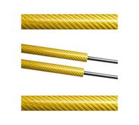 Verin Capot Vérins De Capot Avant Pour SsangYong Pour Korando C200 2010-2019 À Gaz Pour Actyon Supports D'amortisseurs(Yellow carbon fiber)