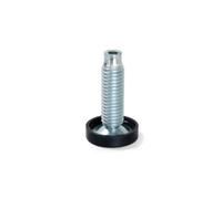 Emuca Pieds vérins articulés pour meuble 2020905 - Filetage M10x40 mm - lot de 20 pièces
