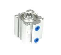 Vérin compact à simple tige et double effet SDA32x25, vérin pneumatique à double effet, alésage 32 mm, course 25 mm