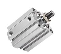 Vérin compact simple effet ISO série CQ | Le ressort étend la tige, l'air rétracte le piston, corps peu encombrant, métrique ISO(CQ63-45-S-B)