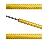 Vérin De Capot Pour Suzuki Pour Burgman 650 AN650 2003-2013 Amortisseur Siège Avec Réglage Dossier Attaché Bras Jambe Force Support Levage Ressort À Gaz Tige(Yellow carbon fiber)