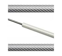 Vérin De Capot Pour Suzuki Pour Burgman 650 AN650 2003-2013 Amortisseur Siège Avec Réglage Dossier Attaché Bras Jambe Force Support Levage Ressort À Gaz Tige(Silver carbon fiber)