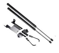 Verin de Coffre,Verin Hydraulique de Coffre Utilisation adaptée pour Jeep Wrangler (JK) 2X Capot Bonnet Modifier Fibre de Carbone du gaz Struts Lift Support Damper Shock(Normal Black)