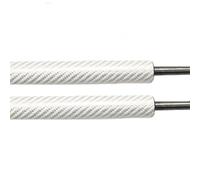 vérin de hayon Amortisseur De Hayon Arrière Pour BMW Série 3 E90 Berline 2007-2013 AVEC RESSORT Support De Vérin À Gaz Chargé vérin de coffre hayon(SILVER CARBON FIBER)
