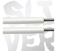 Vérin De Hayon Amortisseur Hayon Arrière Pour Q5 8R 2008-2017 Sans Hayon Électrique Avec Ressort Vérins À Gaz Coffre Support Levage 2 Pièces Verin Hydraulique(Silver Carbon Fiber)