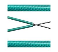 vérin de hayon de coffre Pour Volvo V70 XC70 2008-2016 Grille Séparation Coffre Protection Pour Chiens Amortisseurs À Gaz Tiges Support Levage Vérins(Green carbon fiber)