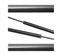 vérin de hayon de coffre Pour Volvo V70 XC70 2008-2016 Grille Séparation Coffre Protection Pour Chiens Amortisseurs À Gaz Tiges Support Levage Vérins(Black carbon fiber)