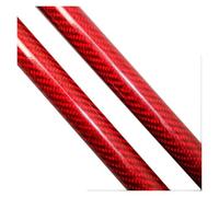 Vérin De Hayon Vérins Coffre Arrière Hayon Support Levage Coffre Ressort À Gaz Amortisseur Pour Mitsubishi Pour Montero Sport Pour Pajero Sport Pour Challenger Verin Hydraulique(Red carbon fiber)