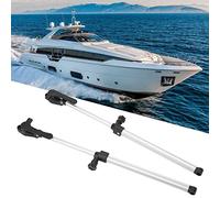 Vérin de lève-vitre de caravane, tige de support de fenêtre de camping-car en alliage d'aluminium antirouille antioxydant télescopique 1 paire 310-435 mm pour camping-car pour remorque