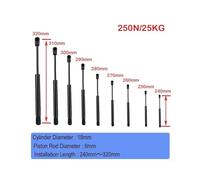 Vérin Hayon Arrière 1 Pièce Support Levage Voiture Vérin À Gaz Charnière Ressort Hydraulique Charnière Placard Cuisine 240 Mm-320 Mm 250 N Verin Hydraulique Coffre(18-8-105-290)