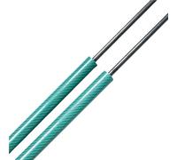Vérin hayon Compatible Avec Nissan Pour X-Trail T31 SUV 2007-2013 580 Mm support de barre de levage pour bagages(Green Carbon Fiber)