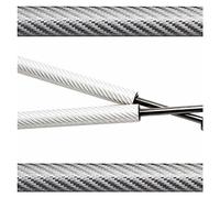 Verin Hayon Pour BMW Série 7 E65 E66 Berline 2001-2008 Hayon Arrière Jambes Force Support Levage Amortisseurs Ressorts Amortisseurs Tiges Hydrauliques Amortisseur à Gaz(Silver carbon fiber)
