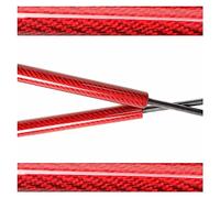 Verin Hayon Pour BMW Série 7 E65 E66 Berline 2001-2008 Hayon Arrière Jambes Force Support Levage Amortisseurs Ressorts Amortisseurs Tiges Hydrauliques Amortisseur à Gaz(Red carbon fiber)