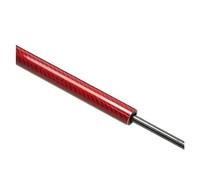 Verin hydraulique Capot Avant Pour Citroen DS 4 2010-2018 Capot Avant Moteur Modification Support Levage À Gaz Bras Tige D'hélice Ressort 1 Pièce Amortisseur Capot Levage Tige(Red carbon fiber)