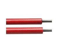 Verin hydraulique de capot Pour Bentley Pour Continental Pour Flying Spur 2011-2018 Amortisseurs À Gaz 4 Pièces Supports De Levage De Capot Avant Automatique(RED CARBON FIBER)