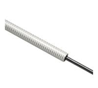 Verin Hydraulique De Capot Pour Citroen Pour Relais Pour Jumper 2006-2013 Amortisseur Choc Capot Avant Entretoises À Gaz Tige Support Levage Piston(Silver carbon fiber Color)