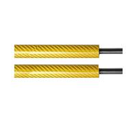 Verin hydraulique de capot Pour Opel Pour Astra F T92 GSI 1991 1992 1993 1994 1995 1996 1997 1998 Support De Levage De Vérin À Gaz Avant Modifier L'amortisseur De Capot(YELLOW CARBON FIBER)