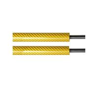 Verin hydraulique de capot Pour Opel Pour Astra F T92 GSI Vérin À Gaz Capot Avant Modifier Ressorts À Gaz Amortisseur(YELLOW CARBON FIBER)